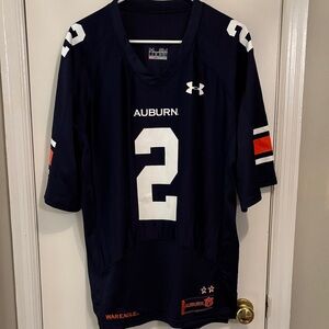 Under Armour Navy and White Men's Jersey